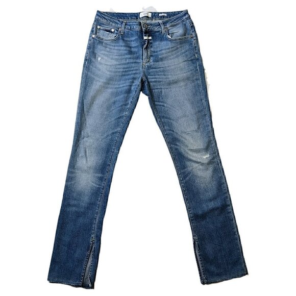 Closed Jeans Split Hem Denim Flares - repaired - Picture 1 of 8